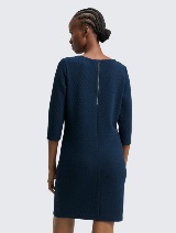 Rochie structurată - Albastru_554982