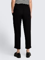 Pantaloni cu croială lejeră - Negru_1932515