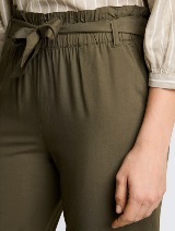 Pantaloni cu croială lejeră - Verde_3278761