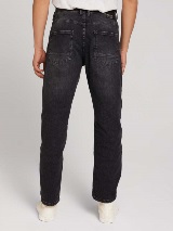 Široke traper hlače - Crna_9517751