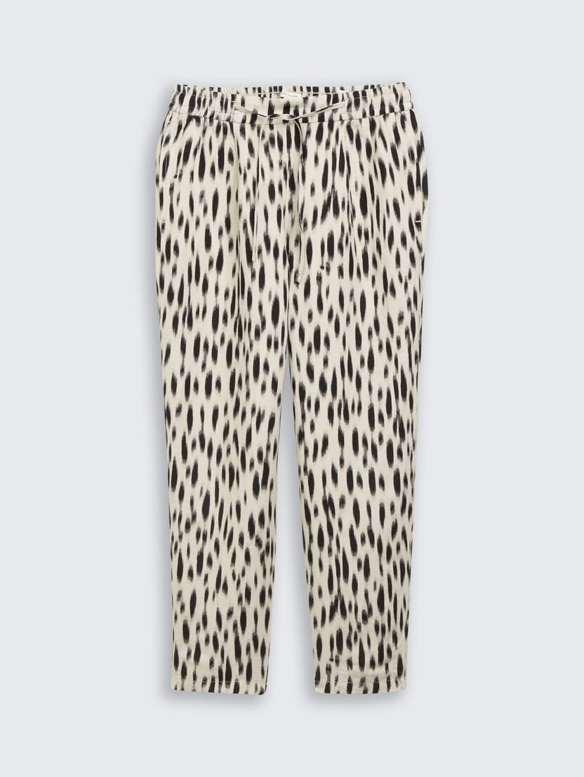 Pantaloni din in, loose fit - Model-Mai multe culori-1049992-39758-16