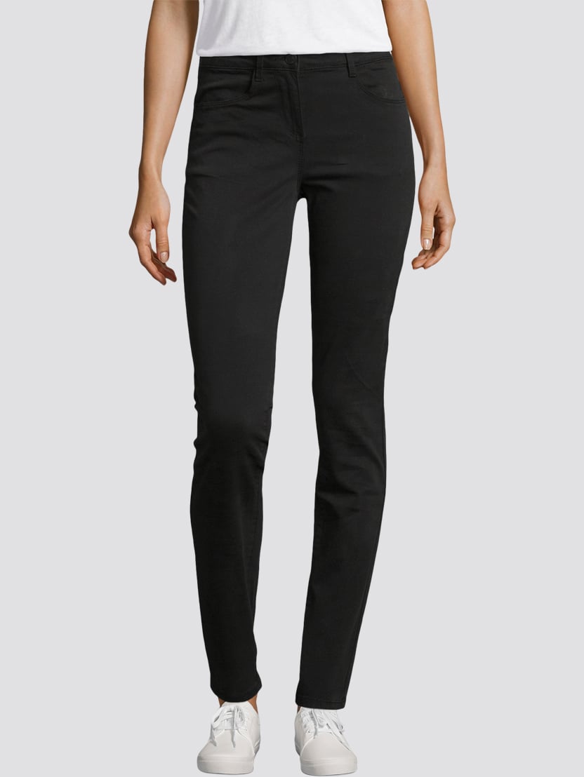 Pantaloni slim Alexa - Negru