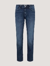 Klasične traper hlače Josh uskog kroja i rabljenog izgleda - Plava_2156045