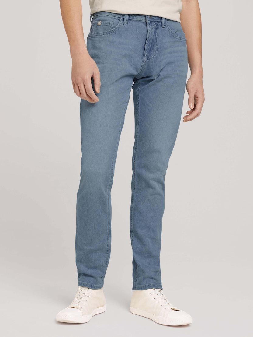  Uske traper hlače Piers s kontrastnim šavovima - Plava-1029725-10117-14