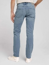 Uske traper hlače Piers s kontrastnim šavovima - Plava_8609853