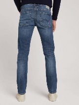 Uske traper hlače Piers ispranog izgleda s naborima na bedrima - Plava_7044864