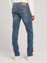 Uske trapper hlače Piers blago ispranog izgleda - Plava_4304658