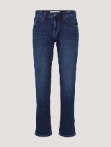 Klasične rastezljive traper hlače Josh uskog kroja od organskog pamuka - Plava_7839195