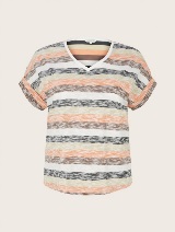 Pisana majica z večbarvnimi črtami - Vzorec/večbarvna_5029767