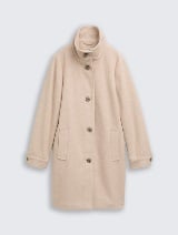 Kaput s povišenim ovratnikom - Bež_9115932