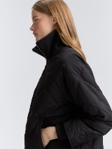 Kaput sa stojećom kragnom - Crna_3641297