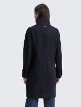 Kaput s povišenim ovratnikom - Plava_773233