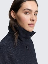 Kaput s povišenim ovratnikom - Plava_773233