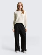 Pulover tricotat - Alb_9210027