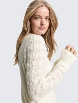 Pulover tricotat - Alb_9210027