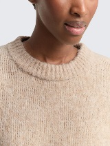 Pleteni džemper - Bež_8812174