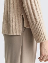Pleteni džemper - Bež_9099969