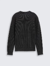Pleteni pulover - Crna_8856328