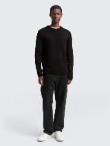 Pleteni džemper - Crna_9139698