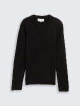 Pleteni džemper - Crna_9139698