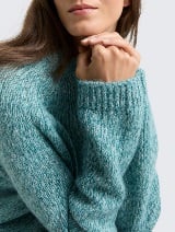 Pleteni džemper - Plava_427145