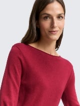 Pleteni džemper - Crvena_8369