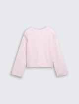 Pleteni pulover - Roze_4759391