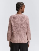 Pulover tricotat - Roz_7742290