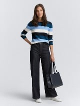 Pulover tricotat texturat - Model/Mai multe culori_4282981