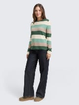 Pleteni džemper sa teksturom - Uzorak/višebojna_6540925