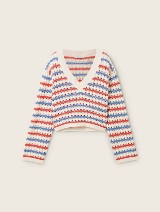 Pleten pulover - Vzorec/večbarvna_8787881