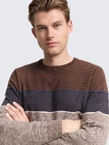 Šareni pleteni džemper - Uzorak/višebojna_3596000