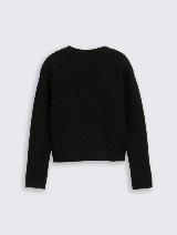 Pleteni džemper sa lureksom - Crna_4072410
