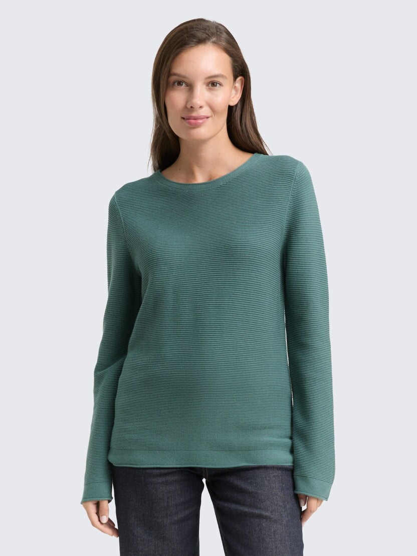 Pleteni džemper - Zelena_531343