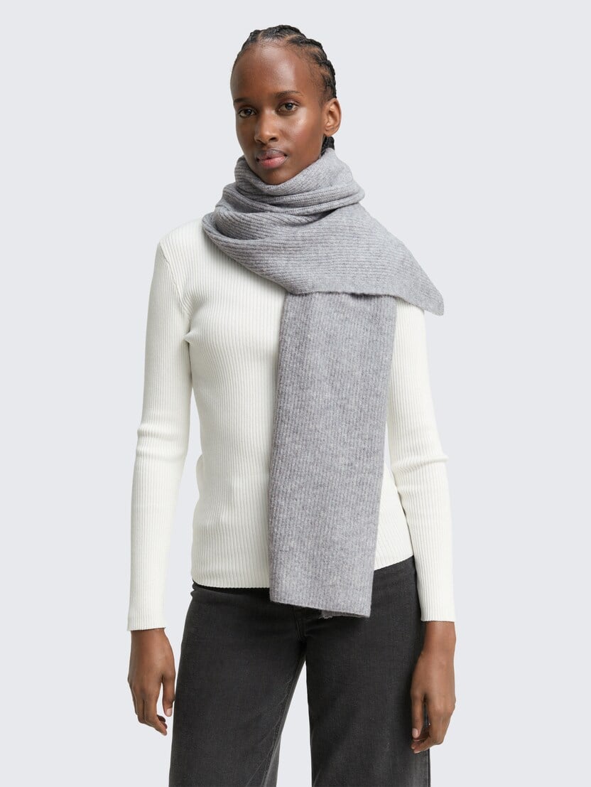  Pleten šal - Siva-1048312-10658