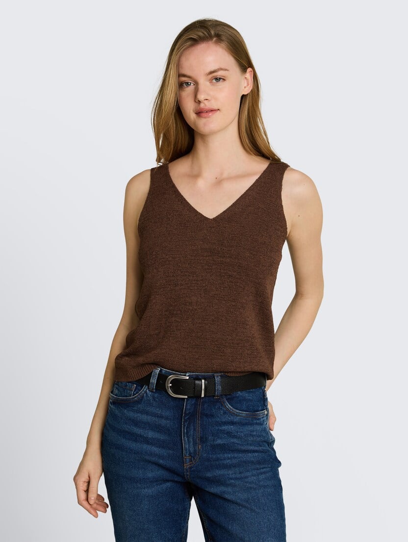 Pleten top - Rjava_5599112