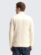 Cardigan tricotat - Alb_6938718