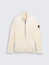 Cardigan tricotat - Alb_6938718