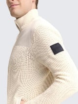 Cardigan tricotat - Alb_6938718