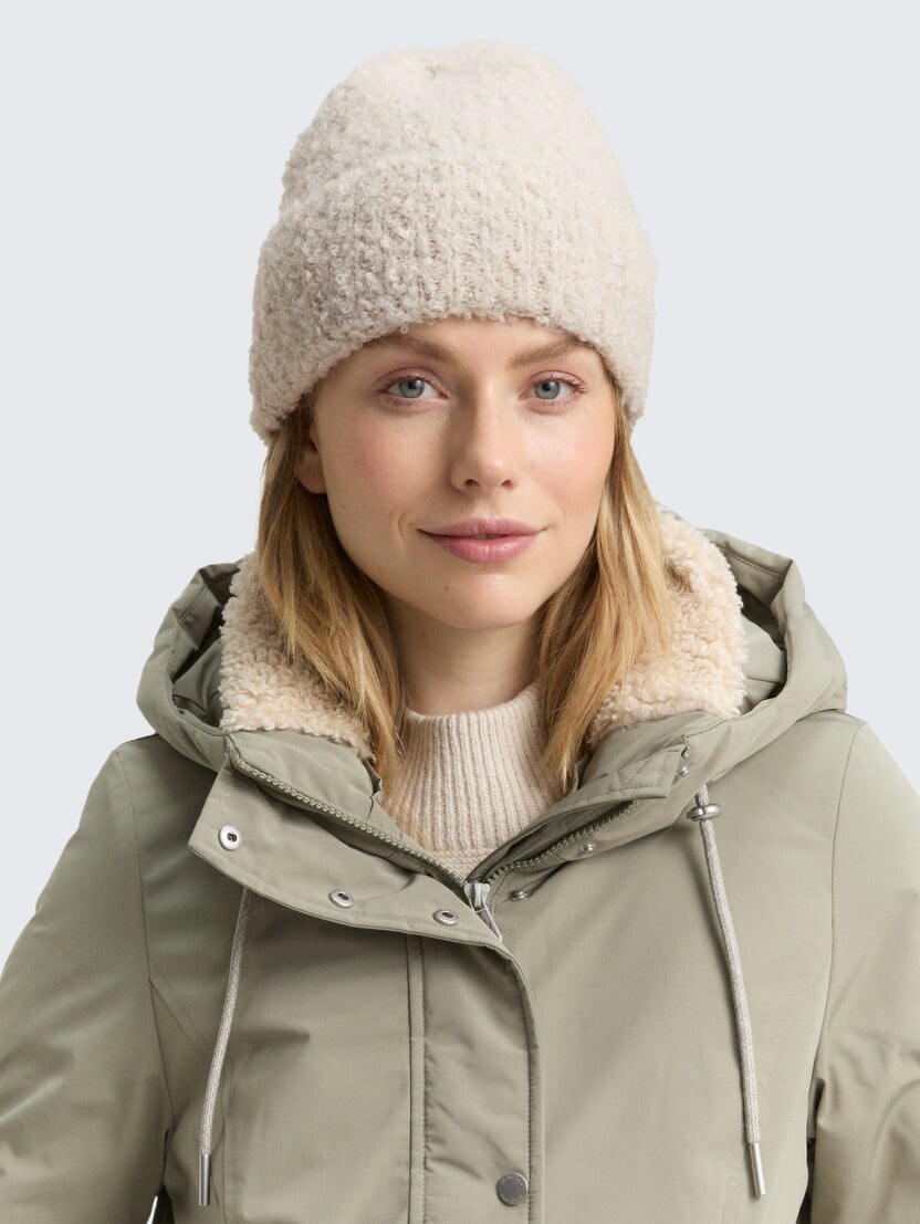  Pletena kapa - Bež-1048652-36844