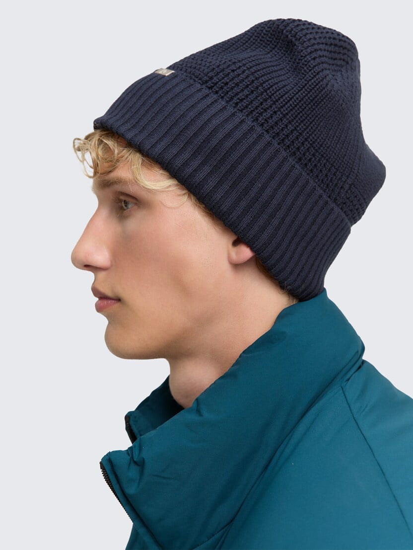 Pletena kapa - Modra_6637447