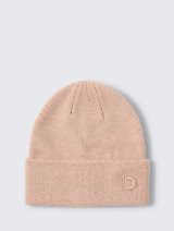 Căciulă tip beanie tricotată - Roz_9885581