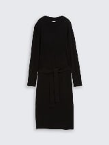 Rochie tricotată - Negru_5928383