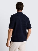 Pleteni polo - Plava_4561693