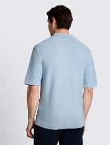 Pleteni polo - Plava_708586