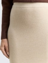 Pletena suknja - Bež_7377924