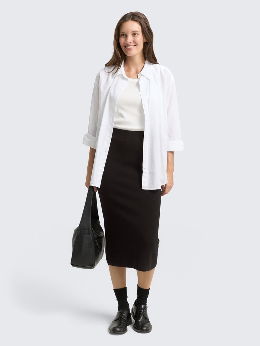 Pletena suknja - Crna-1049164-14482-15