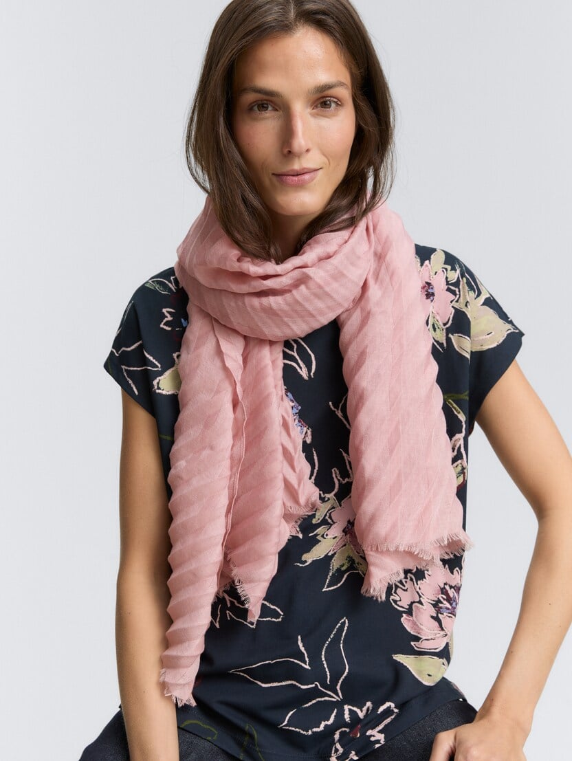 Plisirani šal - Roze_5852819