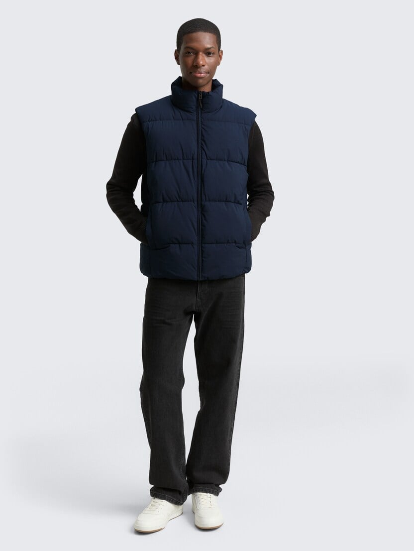 Vestă matlasată - Albastru_5579401