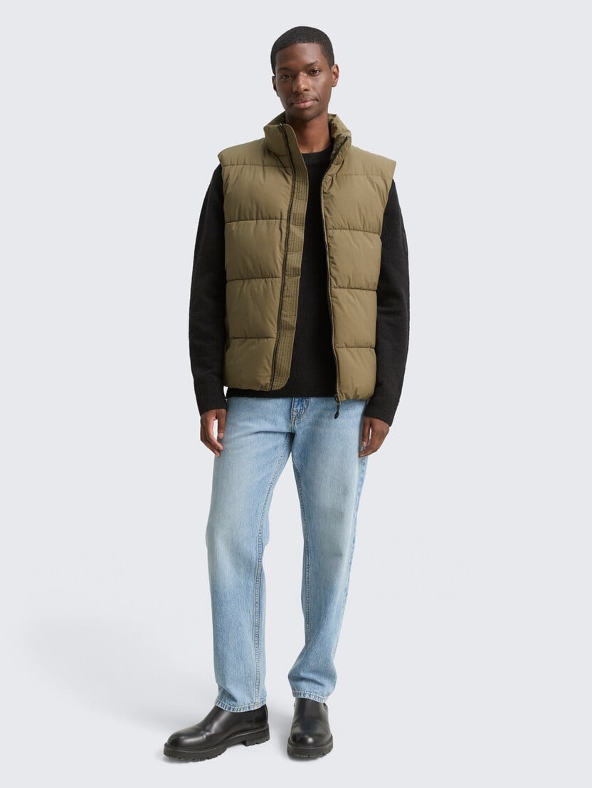 Puffer prsluk - Zelena_957011